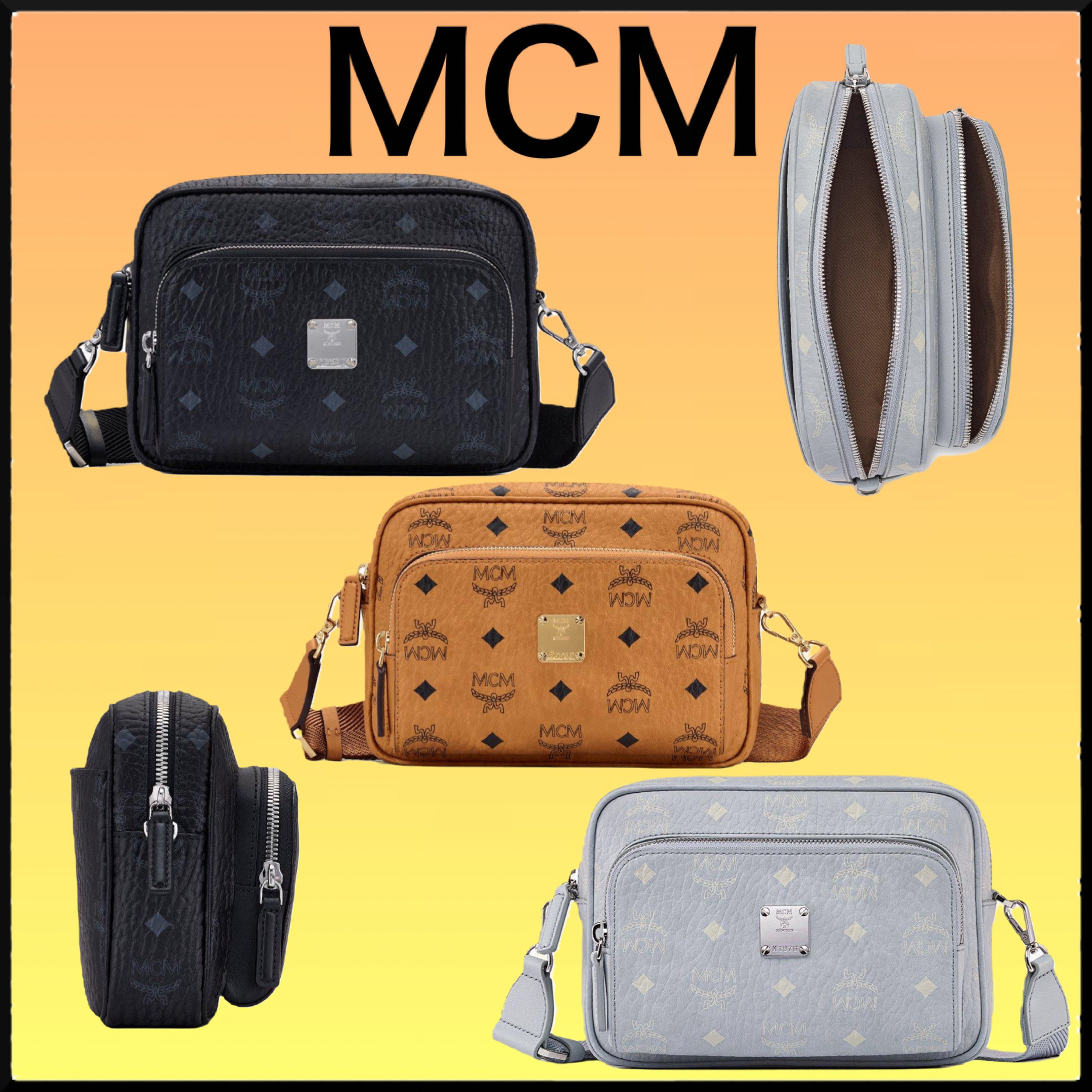 人気☆MCM Aren クロスボディ ヴィセトス コーテッドキャンバス (MCM