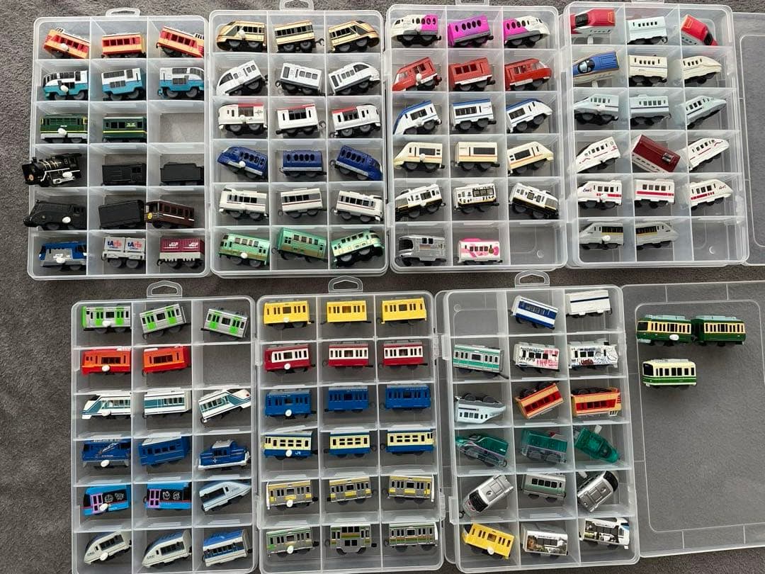 【値下げ】カプセルプラレール  大量！　まとめ売り Yahoo!オークション -「カプセルプラレール 大量」の落札相場・落札価格