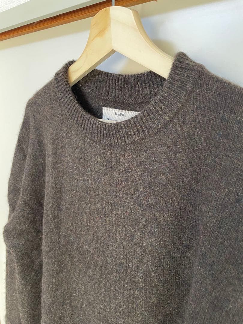 kaval カシミヤセーブルセーター kaval 3rd delivery ｜ poefu｜ポエフ